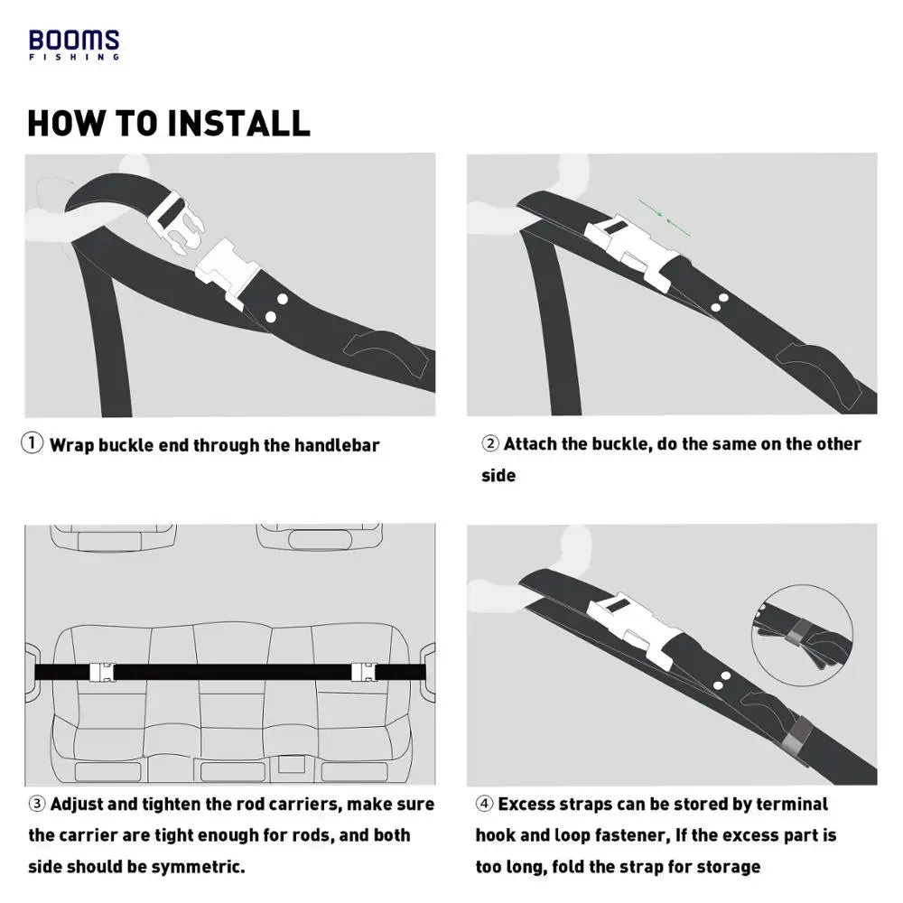 Hook & Catch Fishing rod holder belt with tie suspenders