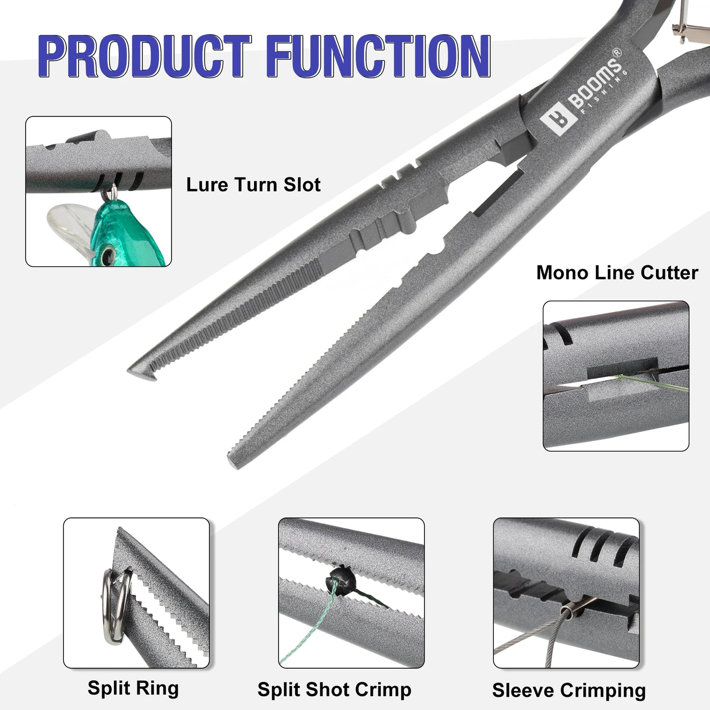 Hook & Catch 
Pliers and Fish Gripper and Small Fishing Scissors Tools